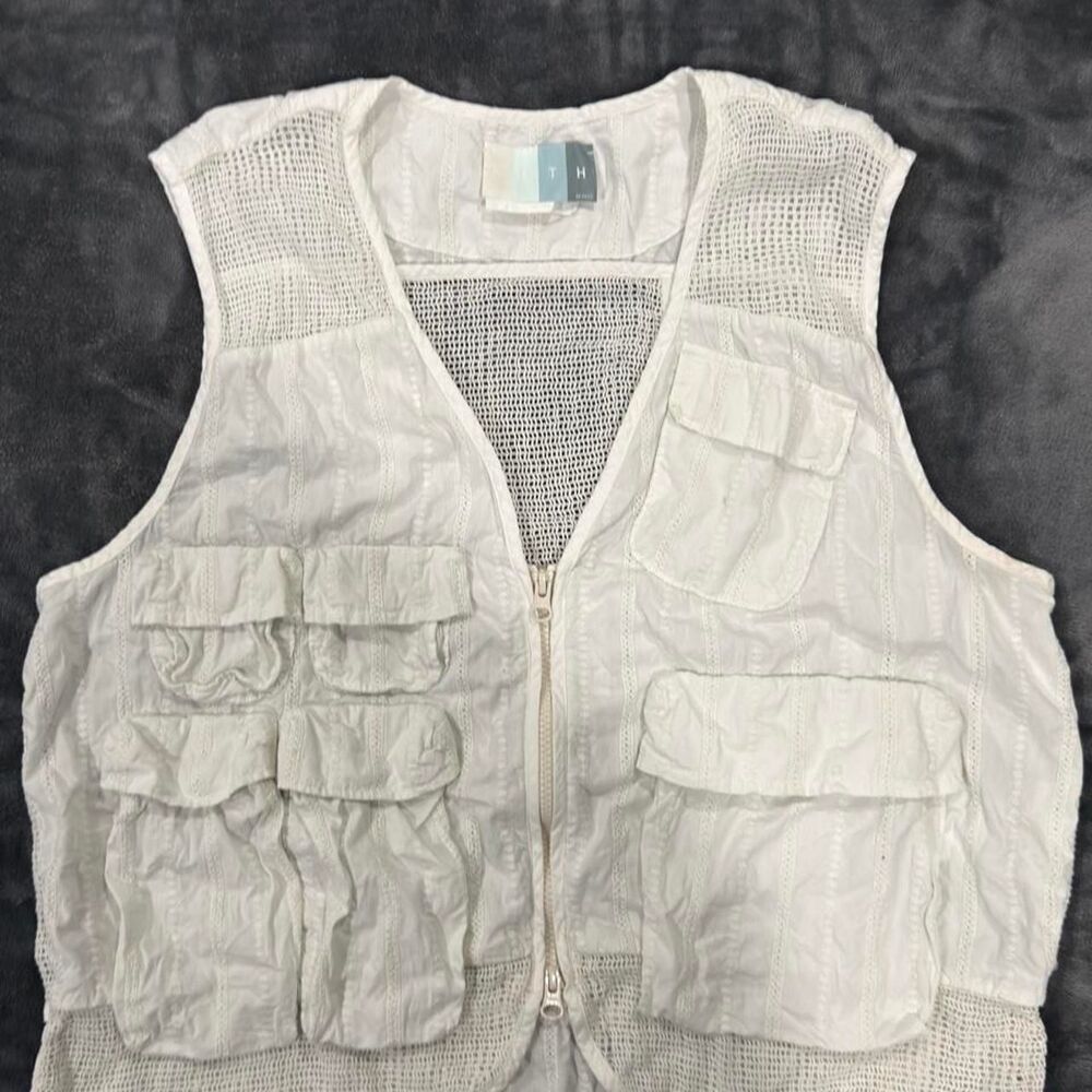 Kith Men's White and Cream Vest